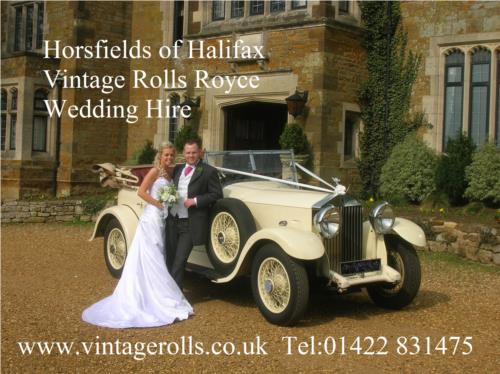 Horsfields Vintage Wedding Cars Halifax