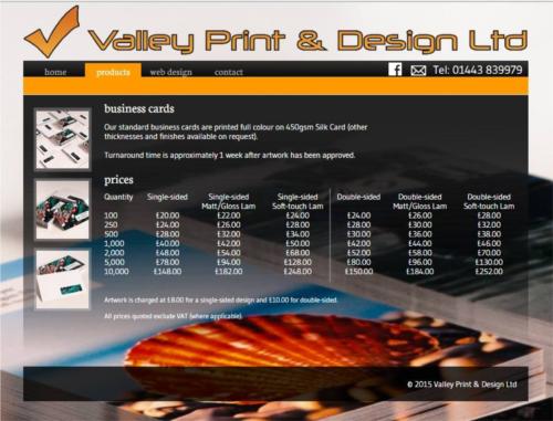 Valley Print & Design Ltd Bargoed